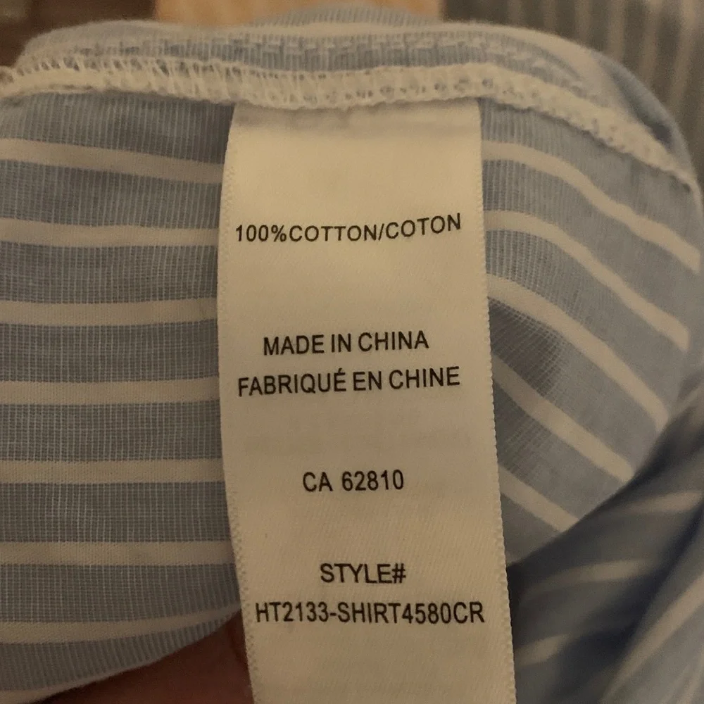 Multicolor Striped Women’s shirt, size L. - Picture 6 of 6
